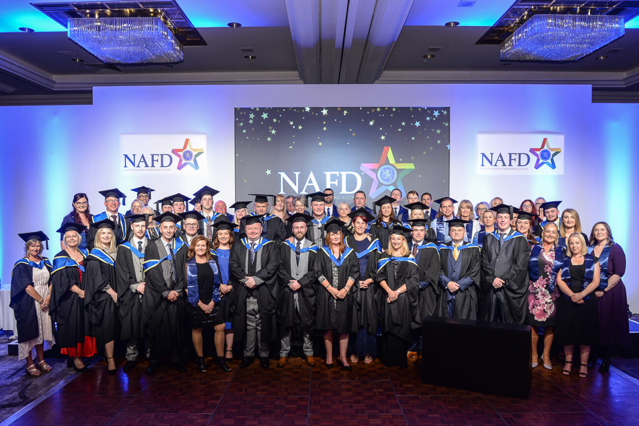 NAFD-84 NAFD students receive their diplomas