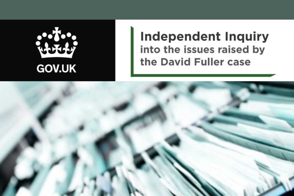 Fuller enquiry article story Image to accompany Fuller Inquiry story